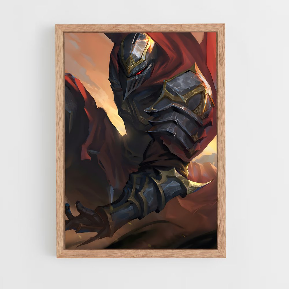Poster Zed de lol – affiche League Of Legends (vue 4)